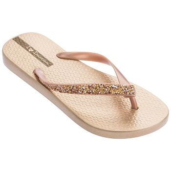 Ipanema Glam Special Crystal Flip Flops Dam Guld Sverige YB1253479